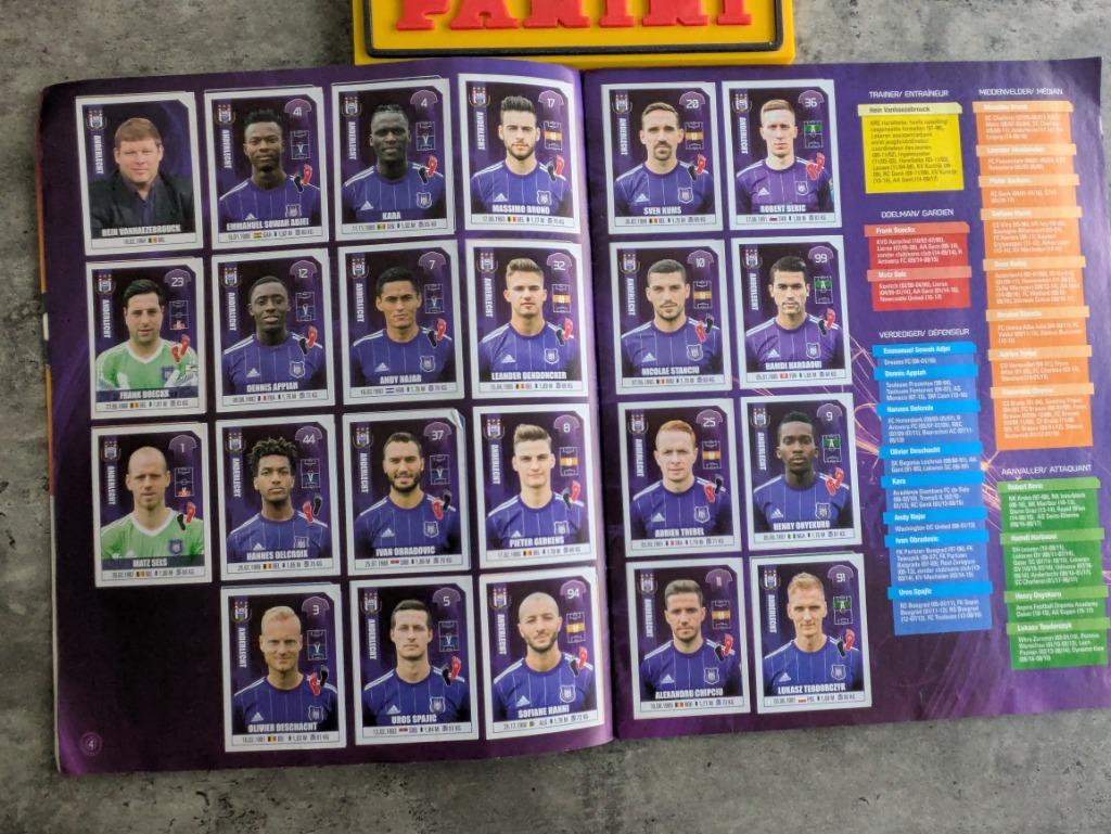 PANINI VOETBAL ALBUM FOOTBALL 2018 PRO LEAGUE VOLLEDIG, Verzenden, Nieuw, Sticker