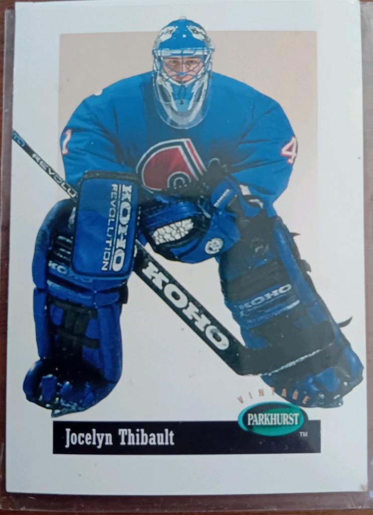 ijshockey Jocelyn Thibault Vintage Parkhust, Ophalen of Verzenden, Gebruikt