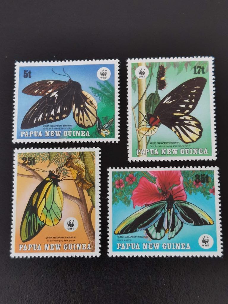 Papouasie-Nouvelle-Guinée 1988 - insectes - papillons **, Enlèvement ou Envoi, Non oblitéré