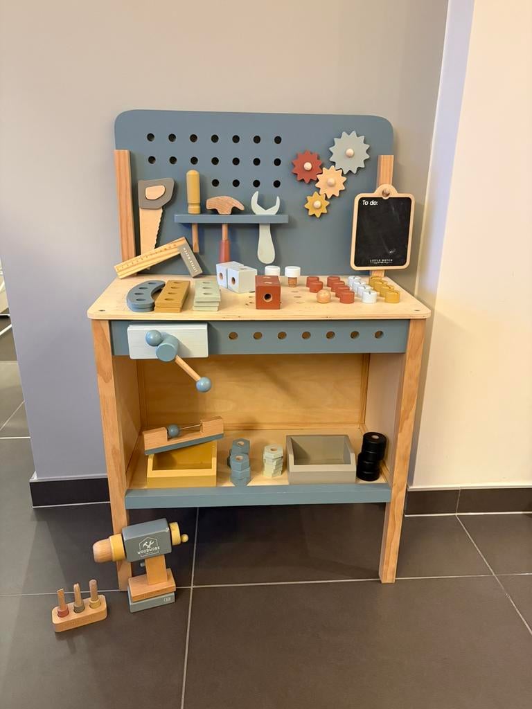 Werktafel + boormachine, Ophalen, Gebruikt