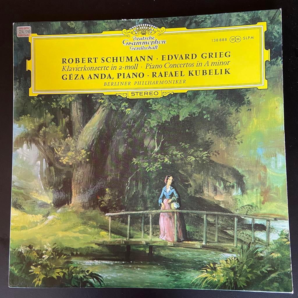 LP Piano Schumann - Grieg - Géza Anda 1963 NM, Enlèvement ou Envoi