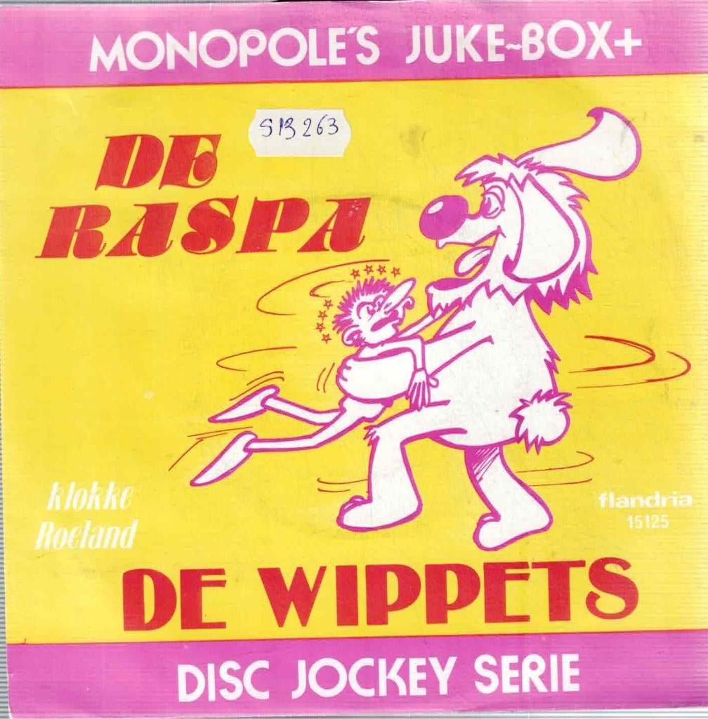 Vinyl, 7"   -   De Wippets – De Raspa, CD & DVD, Vinyles | Autres Vinyles, Autres formats, Enlèvement ou Envoi