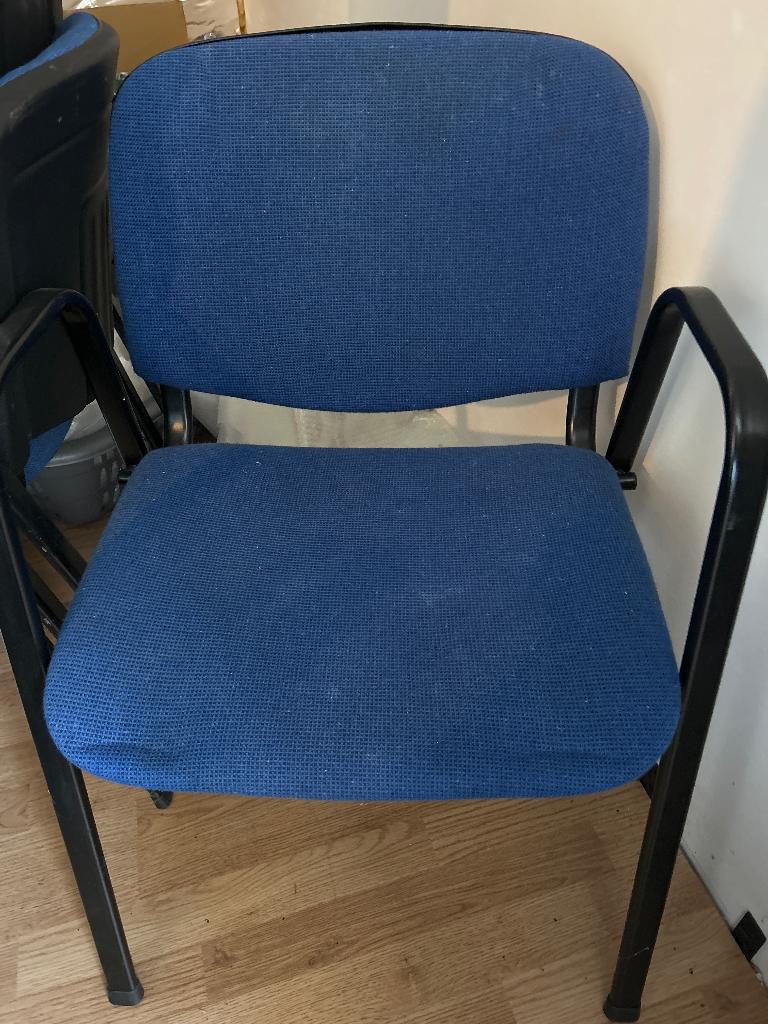 Stoelen, Ophalen, Gebruikt, Blauw, Vier
