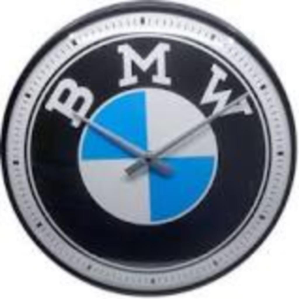 BMW reclame decoratie wand klok mancave garage showroom, Enlèvement ou Envoi, Neuf, Ustensile