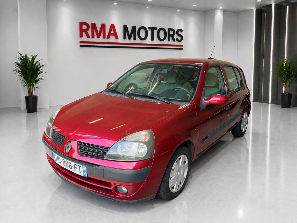 Renault Clio 2 1.4i essence PRIVILÈGE AUTOMATIQUE, Rouge, Achat, Beige, Entreprise
