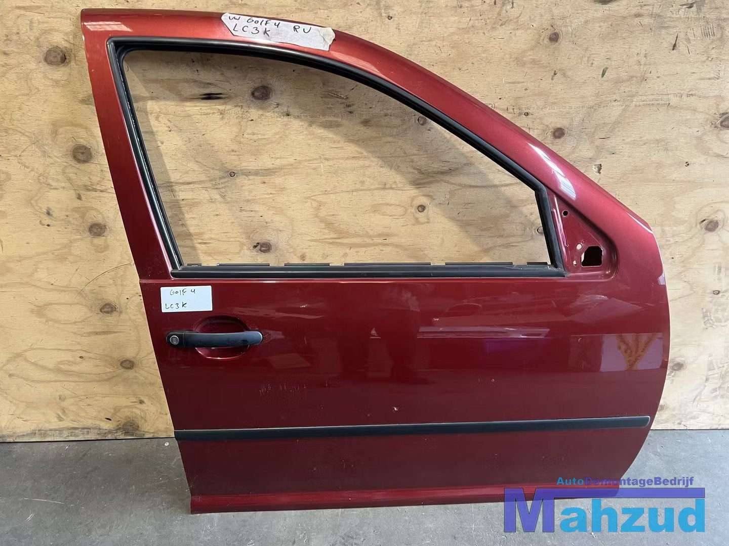 VW GOLF 4 Rood LC3K rechts voor deur portier 1998-2003, Gebruikt, Volkswagen AG, Vw@volkswagen.de, Volkswagen