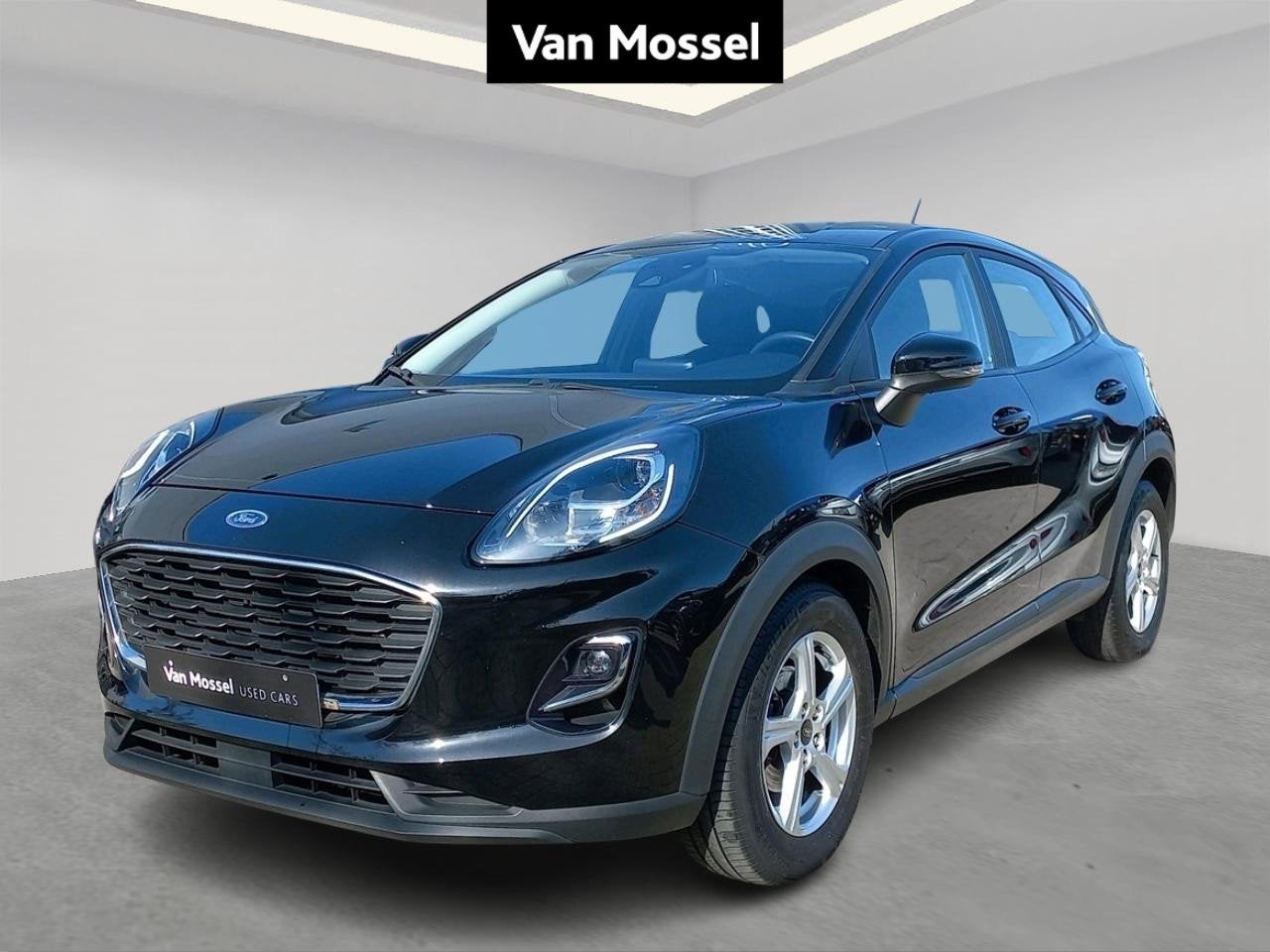 Ford Puma 1.0i Ecoboost mHEV 92kW Titanium ! ACTIEPRIJS !, Auto's, Voorwielaandrijving, Stof, Zwart, Bedrijf