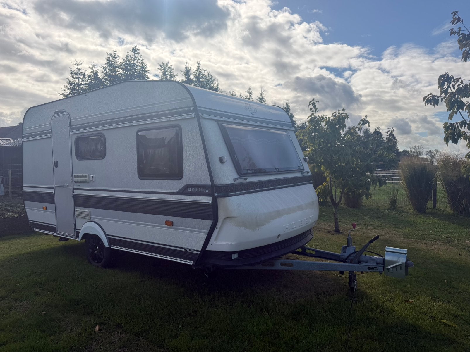 Caravan hobby deluxe, Ophalen, Gebruikt