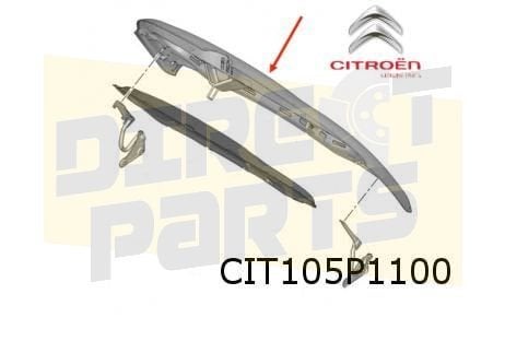 Citroën C3 Aircross motorkap (te spuiten) Origineel! YQ00173, Neuf, -, -, Capot moteur