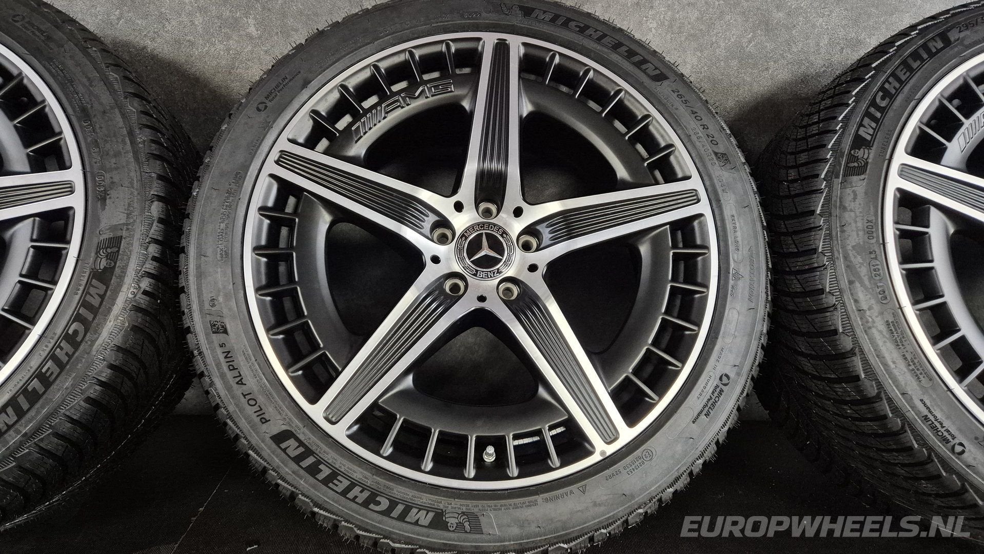 20 inch Mercedes velgen winterbanden EQE 43 53 AMG V295, Gebruikt, -, 265 mm, -