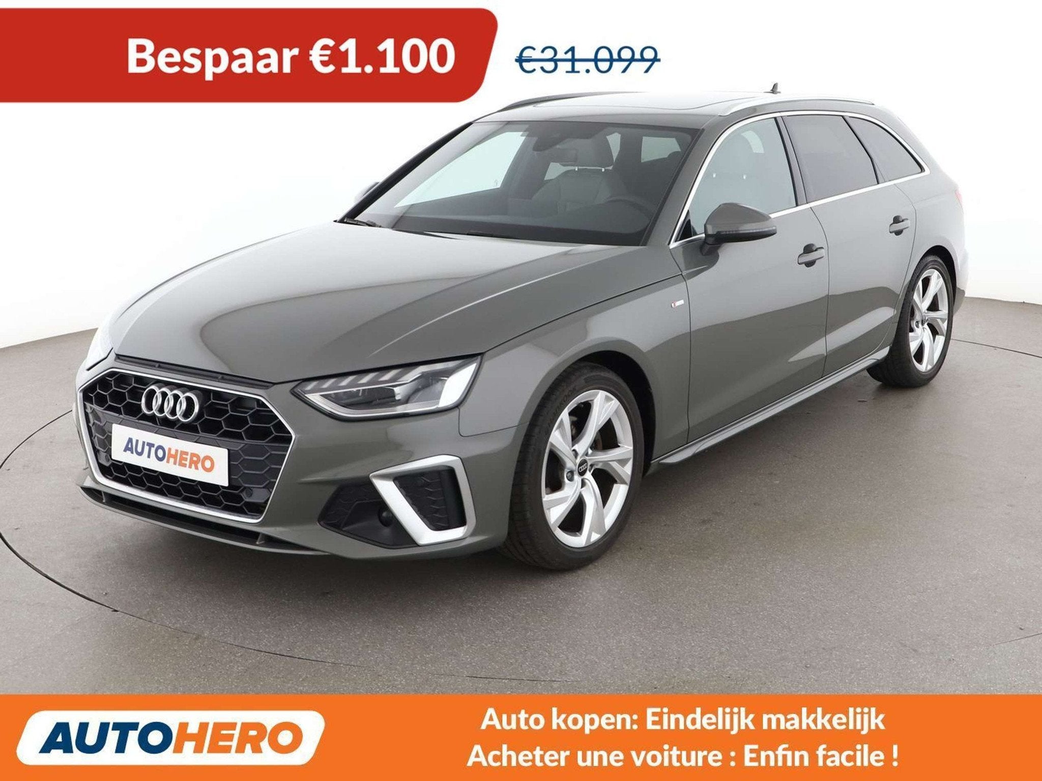 Audi A4 35 TFSI Mild-Hybrid S line (bj 2024, automaat), Auto's, Gebruikt, 110 kW, 1984 cc, 152 g/km