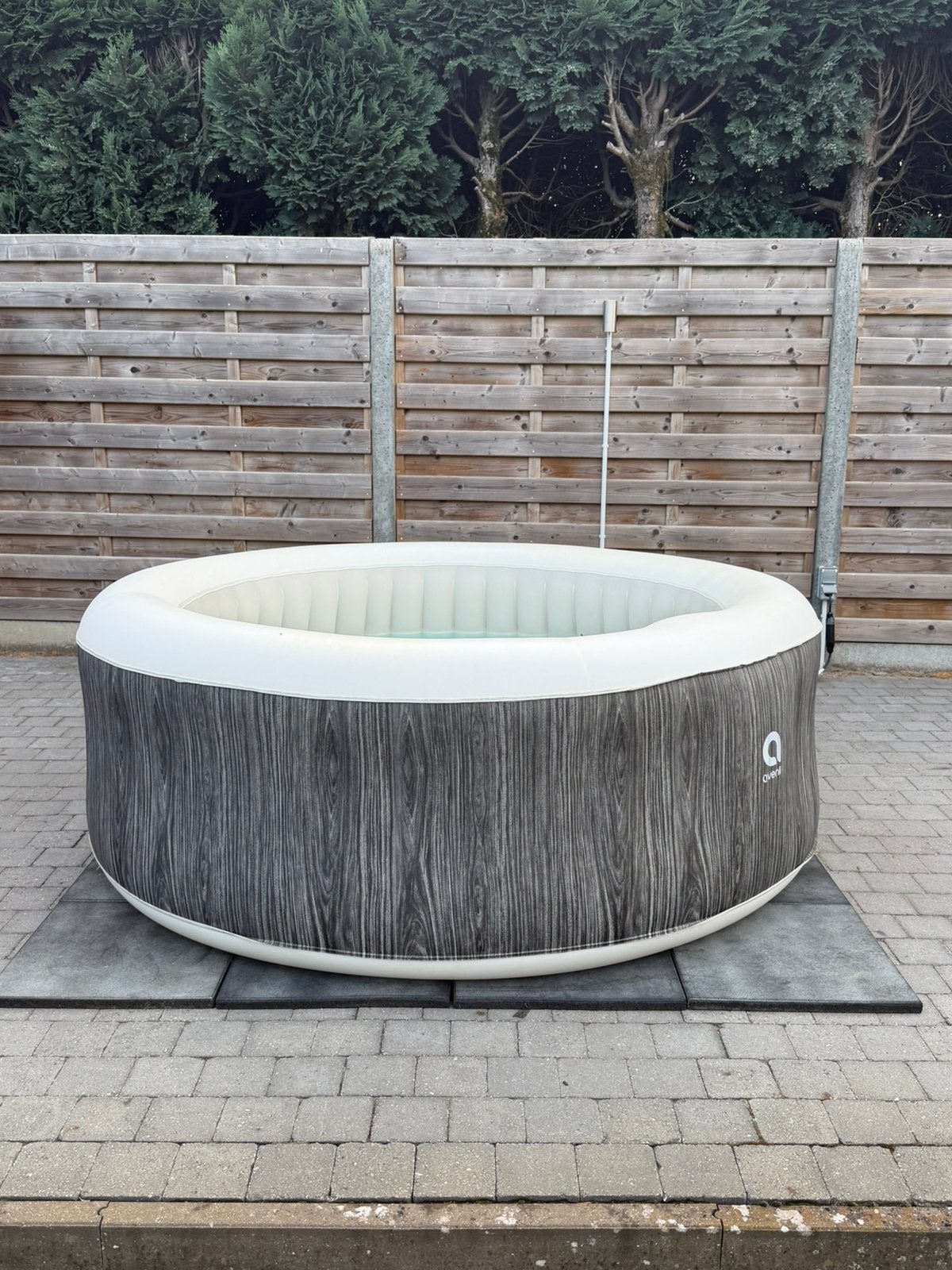 Jacuzzi 6 personen, Tuin en Terras, Ophalen, Gebruikt, Filter, Opblaasbaar