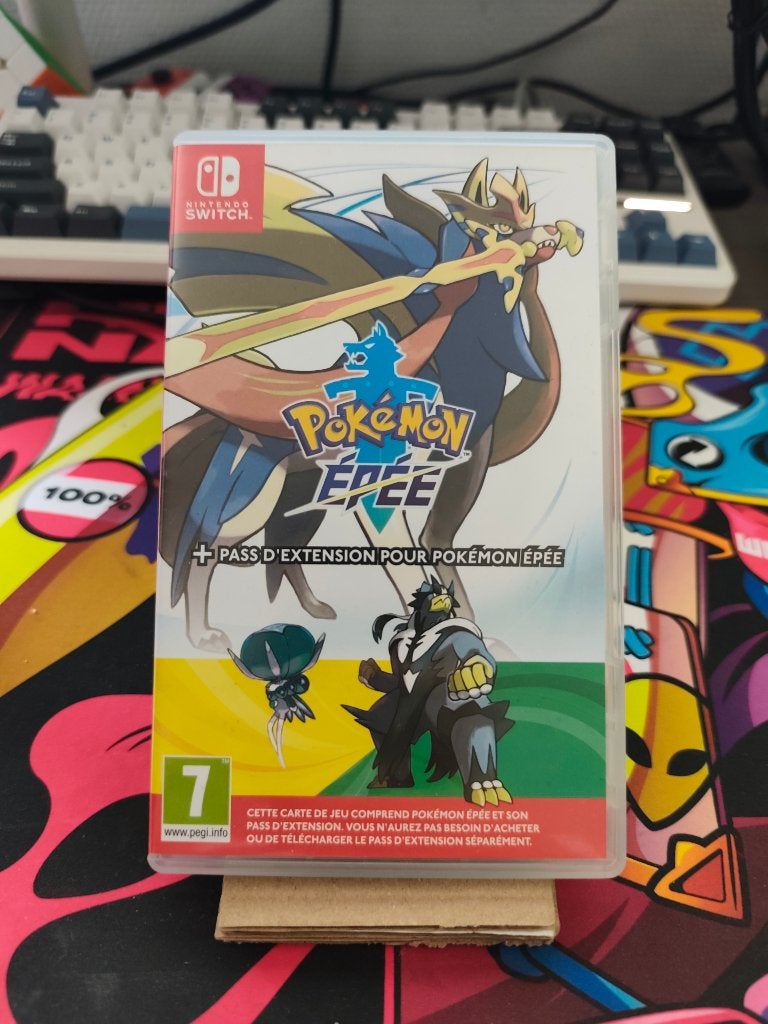 Pokémon Épée avec Pass d'extension, 1 joueur, À partir de 7 ans, Aventure et Action, Comme neuf