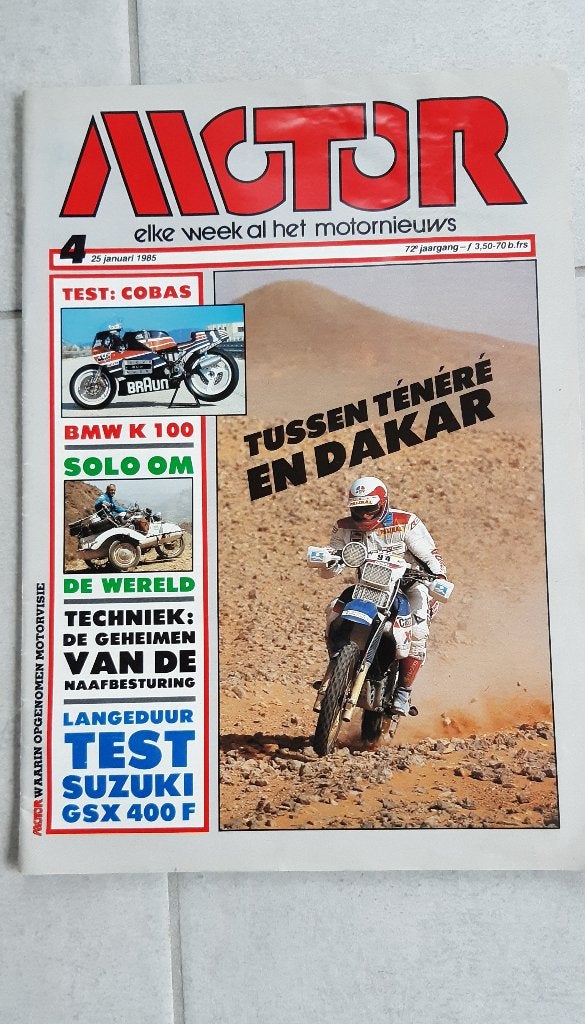 tijdschrift Motor 1985 #4 , 25jan-1985  Motor magazine A4 NL, Ophalen of Verzenden, 1980 tot heden, Tijdschrift