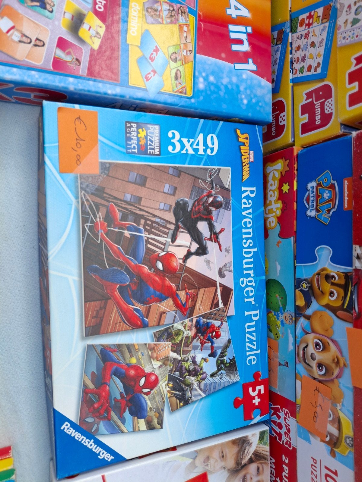 puzzel spiderman vanaf 5 jaar, Kinderen en Baby's, Ophalen, 10 tot 50 stukjes, Nieuw, 4 tot 6 jaar