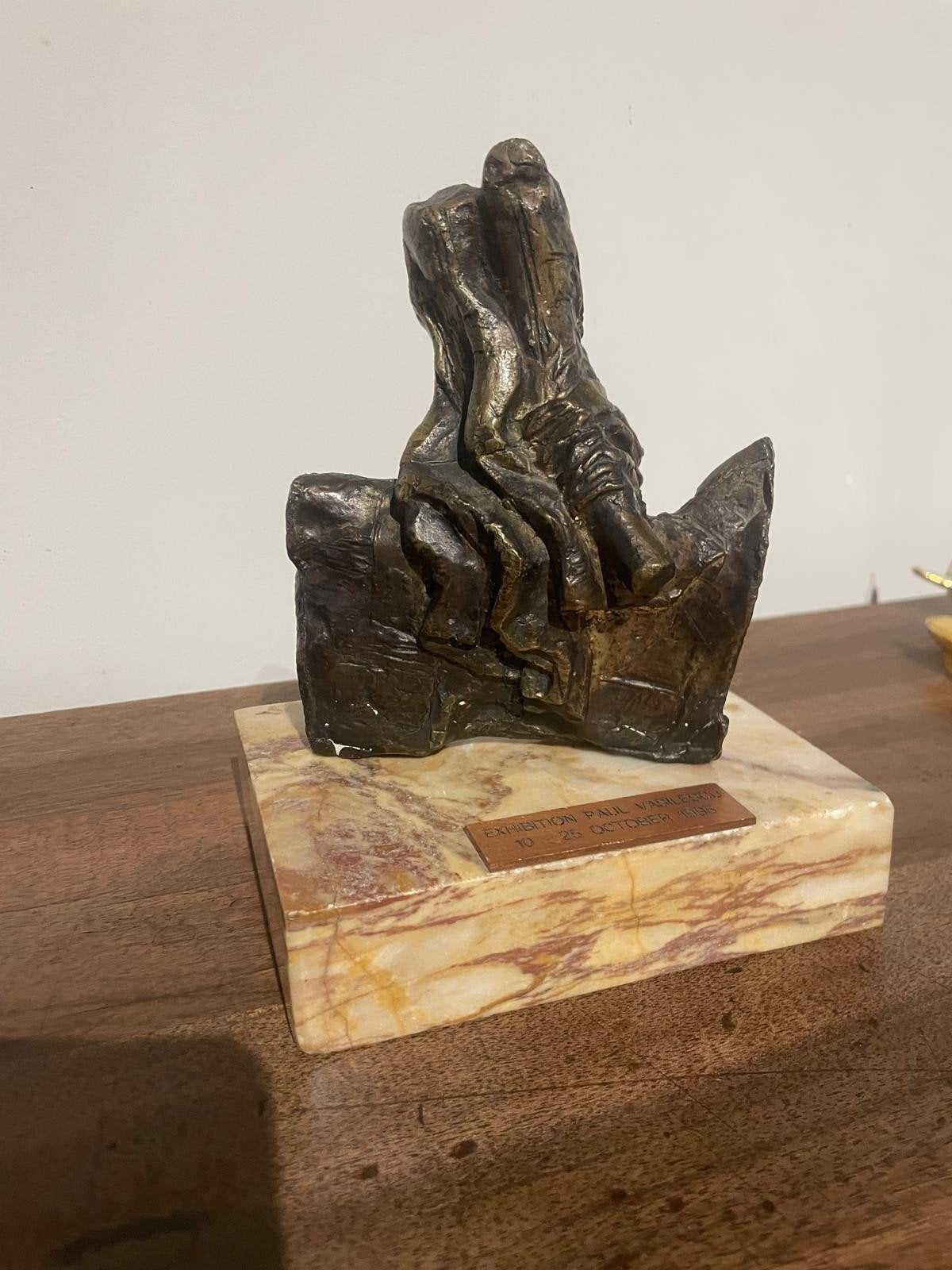 sculpture en bronze 1995 Paul Vasilescu, Enlèvement, Bronze