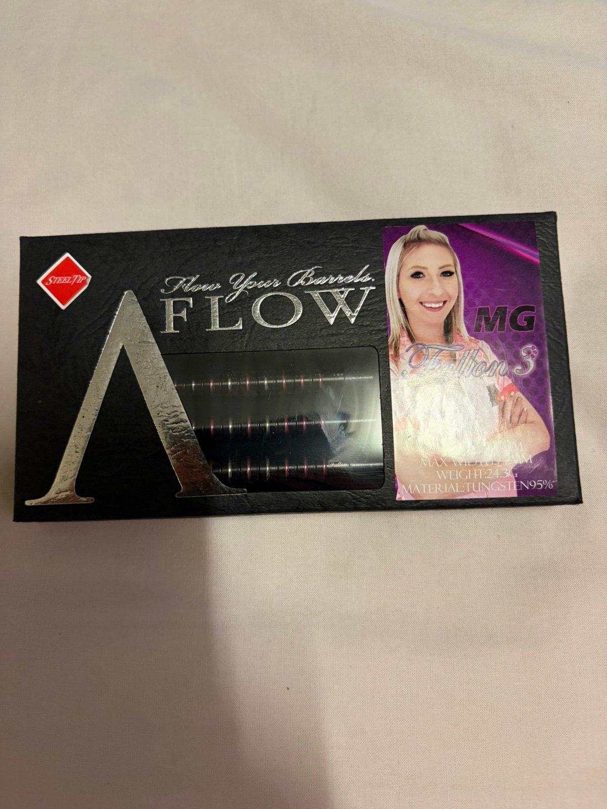 Fallon sherrock NIEUW 24,3 gr,90% tungsten, Sport en Fitness, Darts, Ophalen