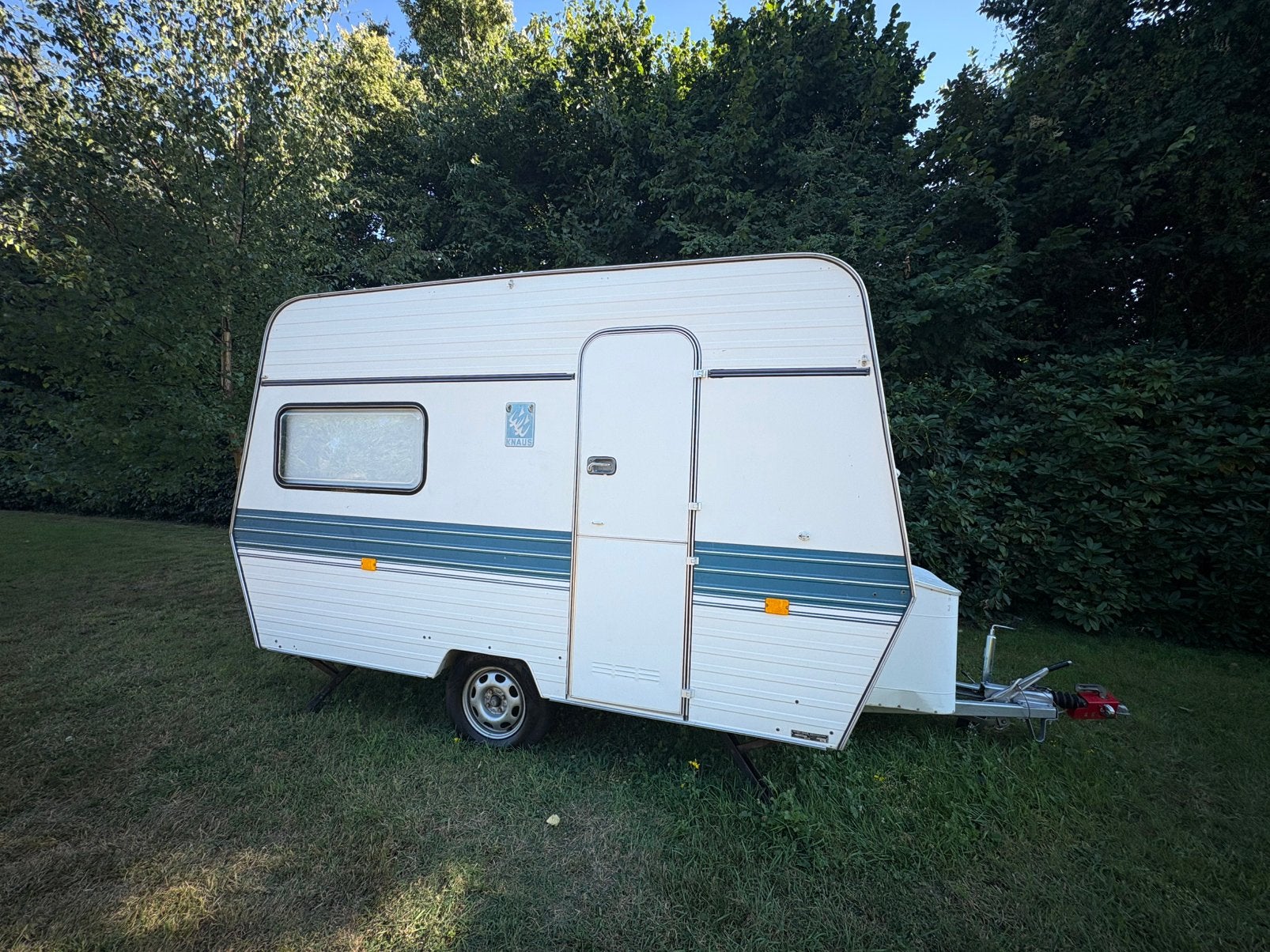 Knaus caravan model 365 - 750kg, Disselslot, Bedrijf, Treinzit, 500 - 750 kg