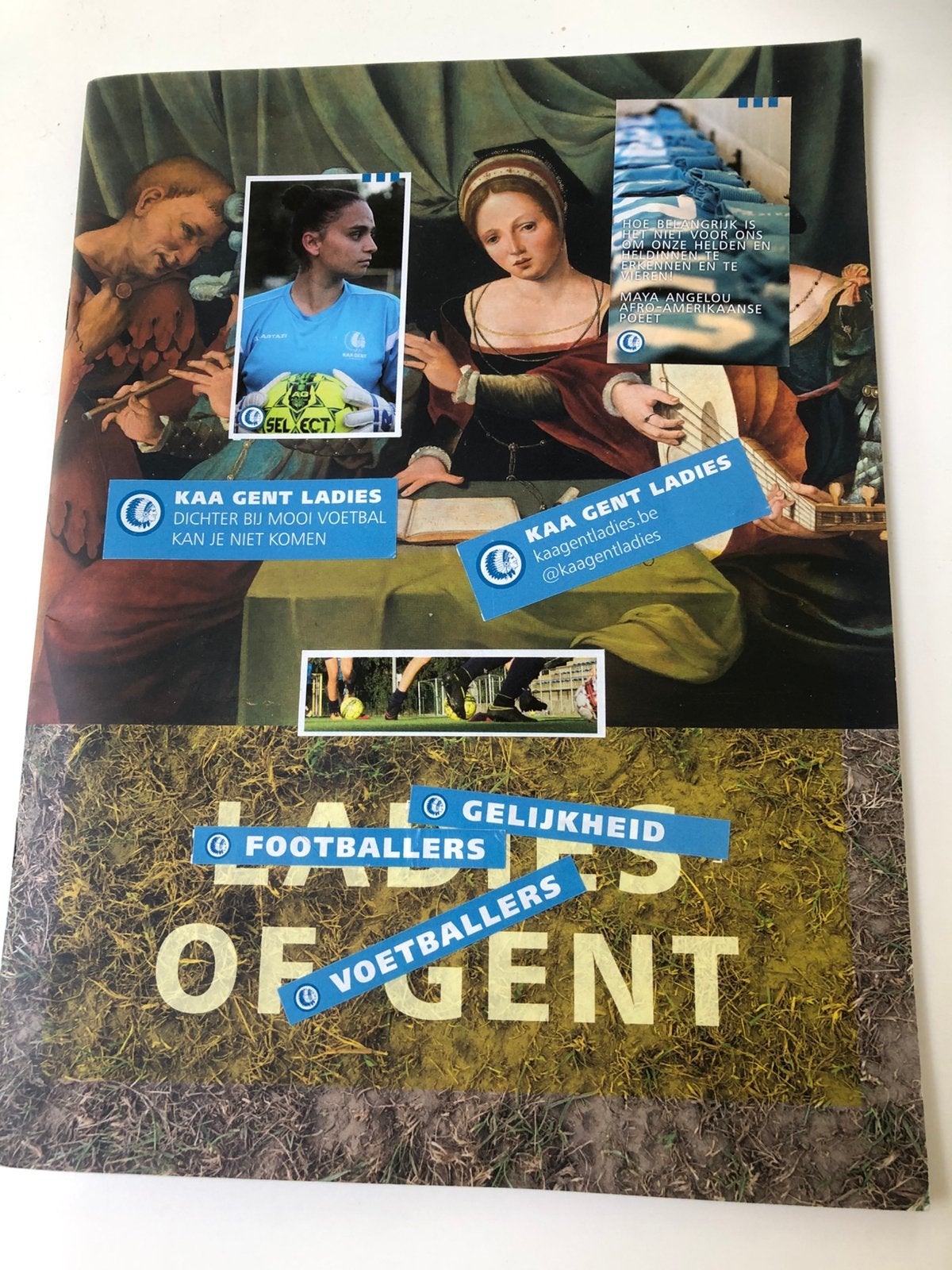 Stickerboek KAA GENT ladies, Enlèvement ou Envoi, Neuf, Accessoires de club