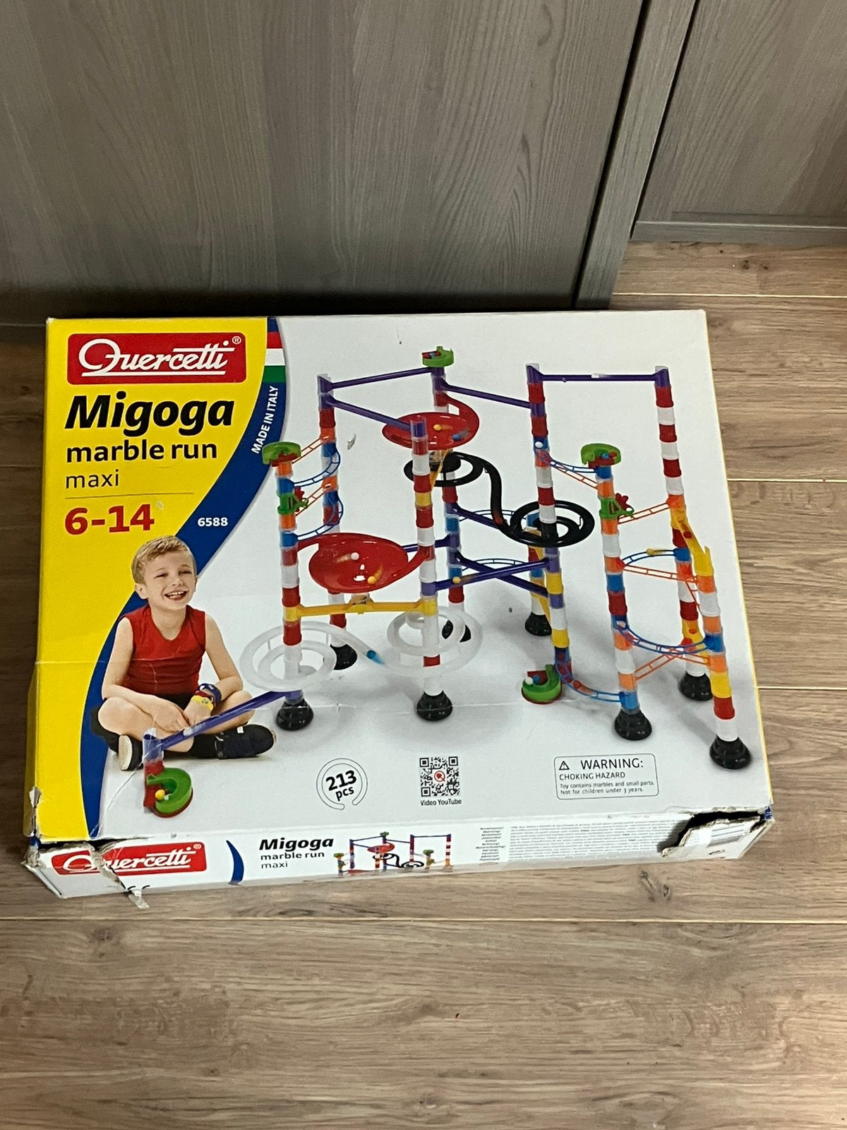 Knikkerbaan migga, Kinderen en Baby's, Ophalen of Verzenden, Gebruikt, Bouwen