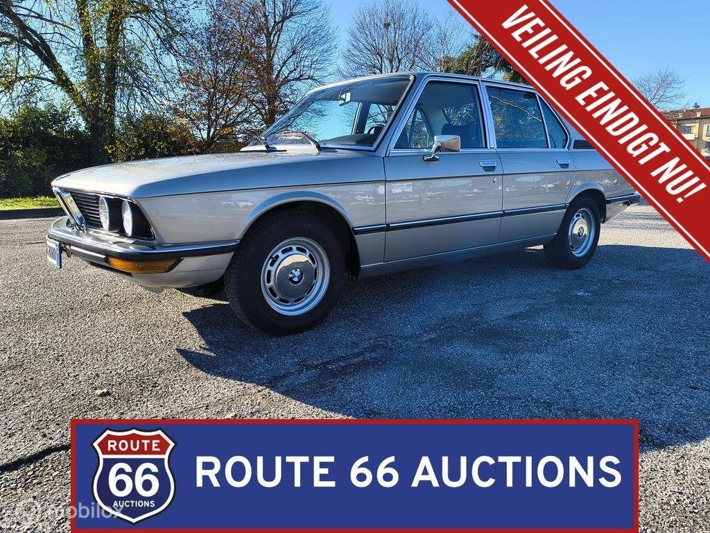 BMW 520 | 1974 | Route 66 Auctions, Achat, Entreprise, Boîte manuelle, Autre carrosserie