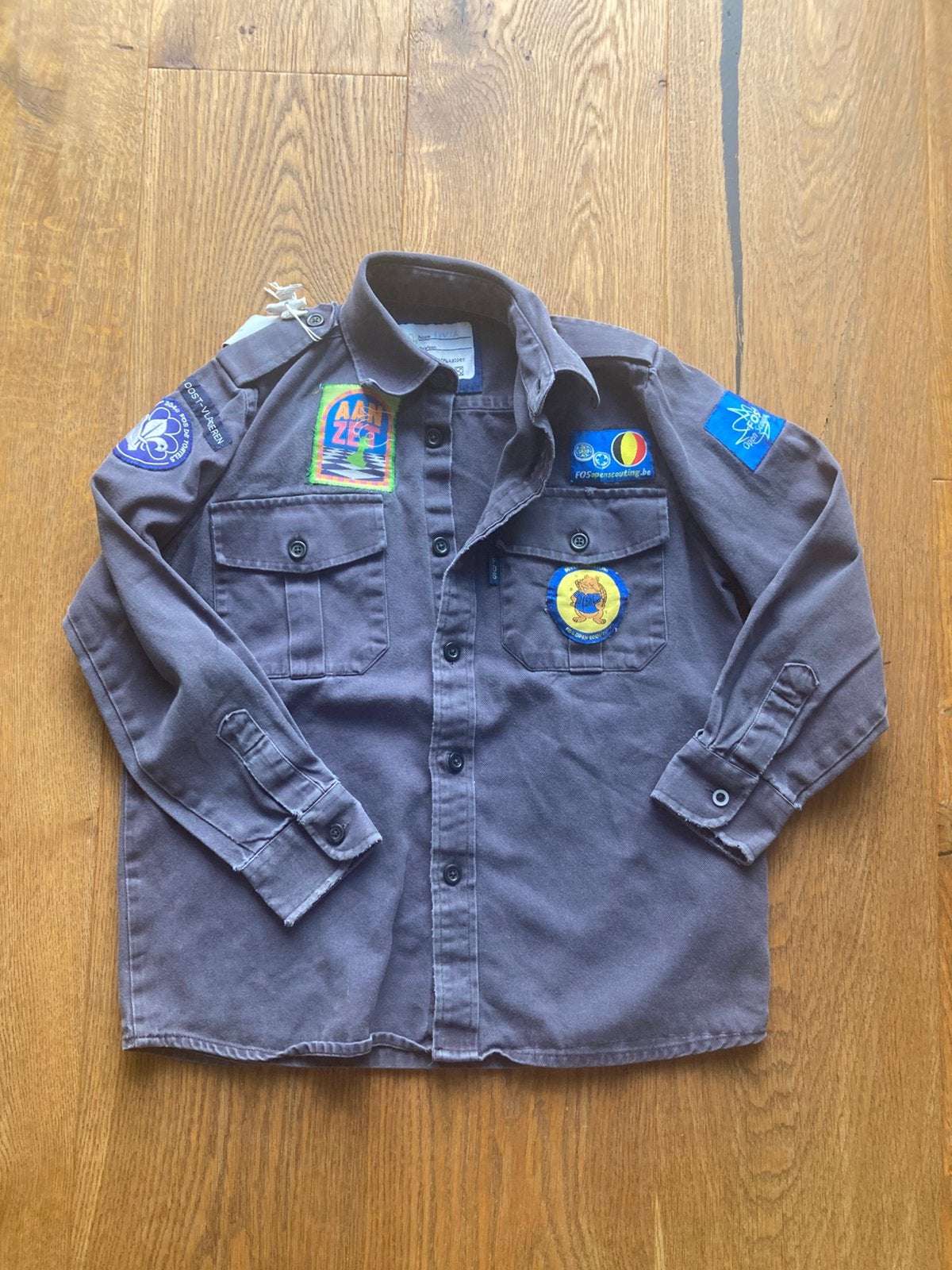 Scoutshemd FOS maat 8, Ophalen, Gebruikt