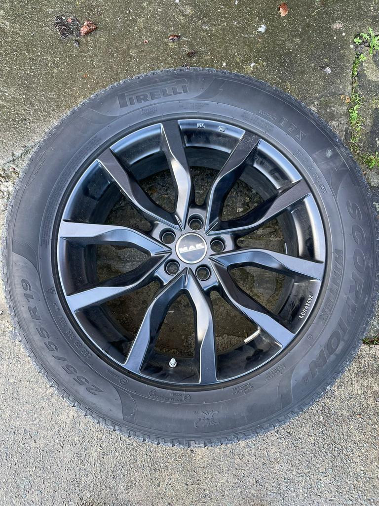 Velgen + winterbanden x4, Enlèvement, Pneus hiver, Jante(s)