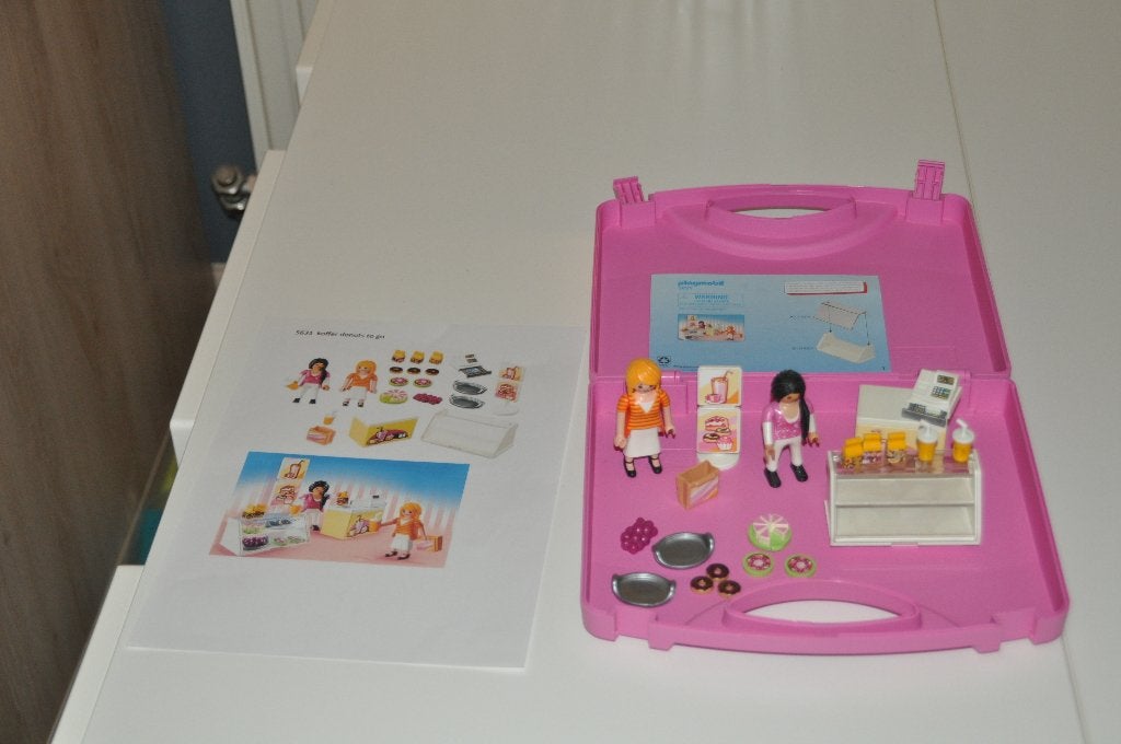 Playmobil 5631 Meeneemkoffer Ijscafé met gebak en drankjes, Kinderen en Baby's, Ophalen