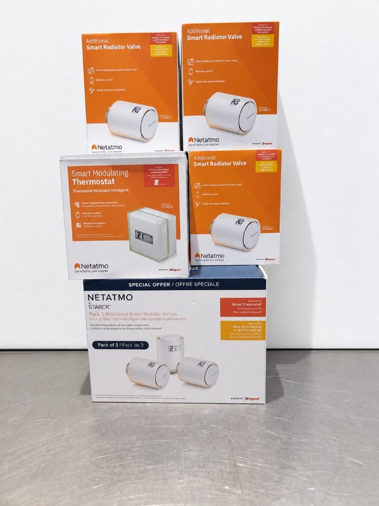 Thermostat Netatmo + vannes de radiateur intelligentes, Bricolage & Construction, Envoi, Thermostat intelligent, Comme neuf
