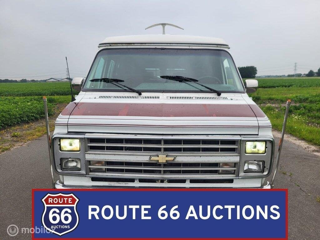 Chevrolet G20 Globemaster | 1990 | Route 66 Auctions, Autos, Achat, Entreprise, Chevrolet, Boîte manuelle