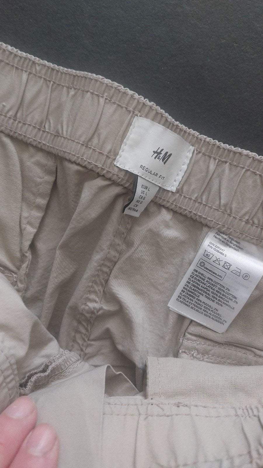 Bermuda heren, beige, in nieuwstaat, Ophalen, Maat 52/54 (L)