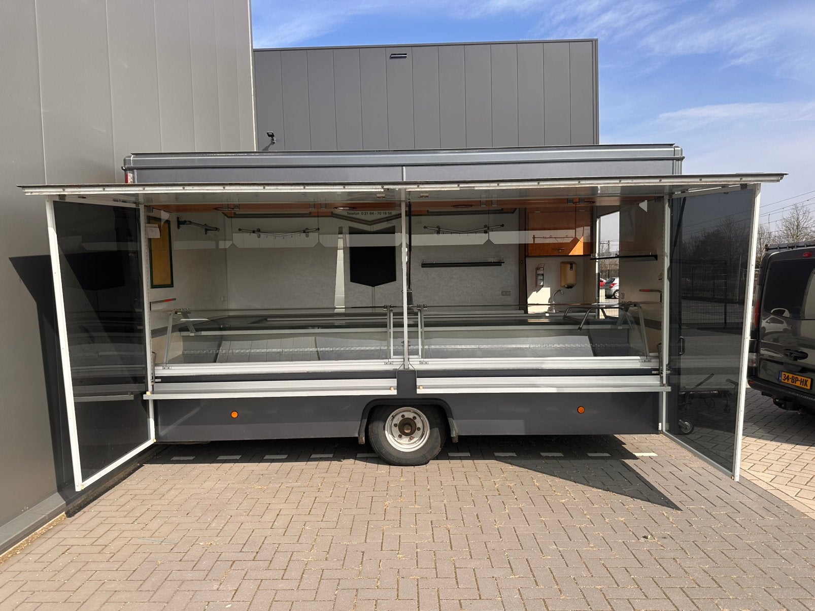 Mooie markt verkoopwagen 451x230 BORCO HOHNS 2500k foodtruck, Enlèvement ou Envoi