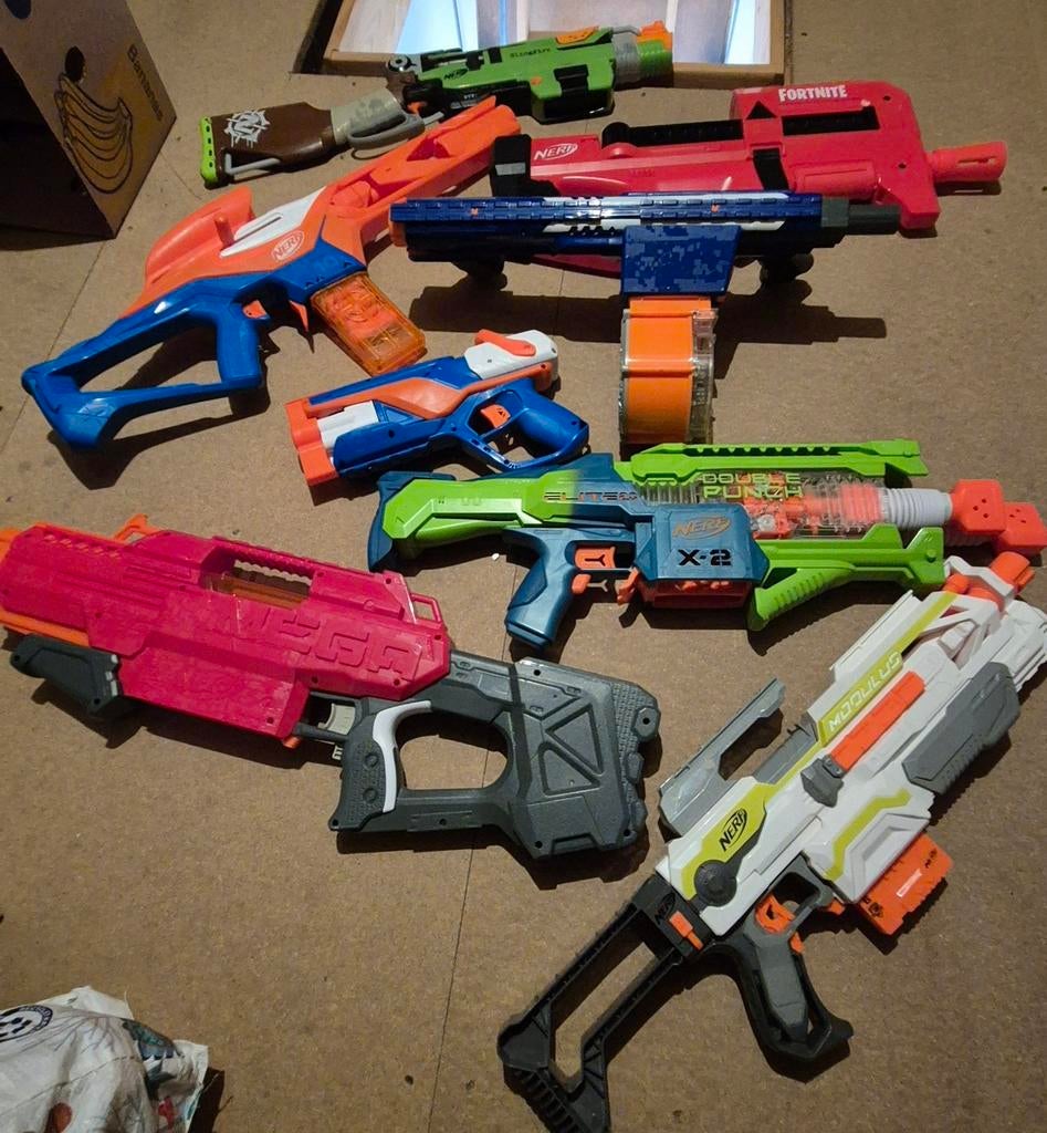 Nerf pistolen te koop, Enlèvement, Comme neuf