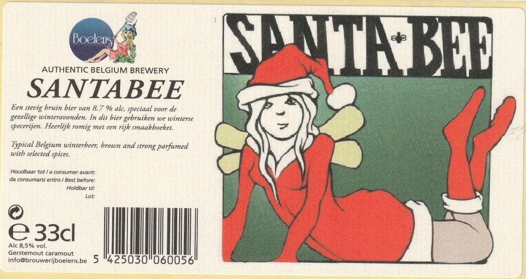 Bieretiket België Boelens : Santa Bee, Verzenden, Nieuw, Overige typen, Overige merken