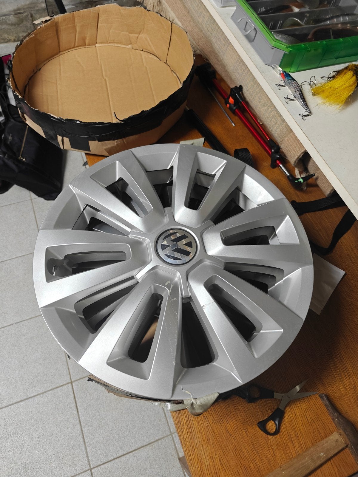 VW deksel 16 duims volledige set, Auto diversen, Wieldoppen, Ophalen of Verzenden