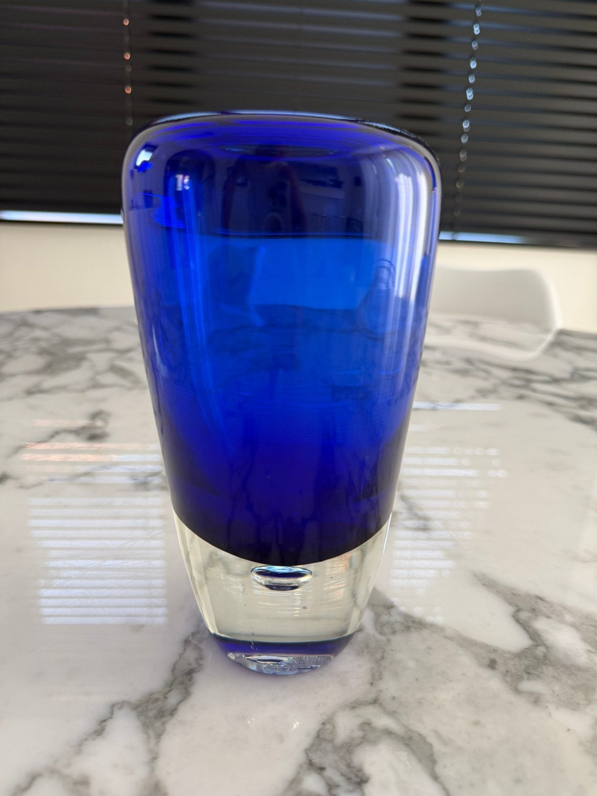 Vase vintage., Maison & Meubles, Accessoires pour la Maison | Vases, Enlèvement, Comme neuf, Bleu
