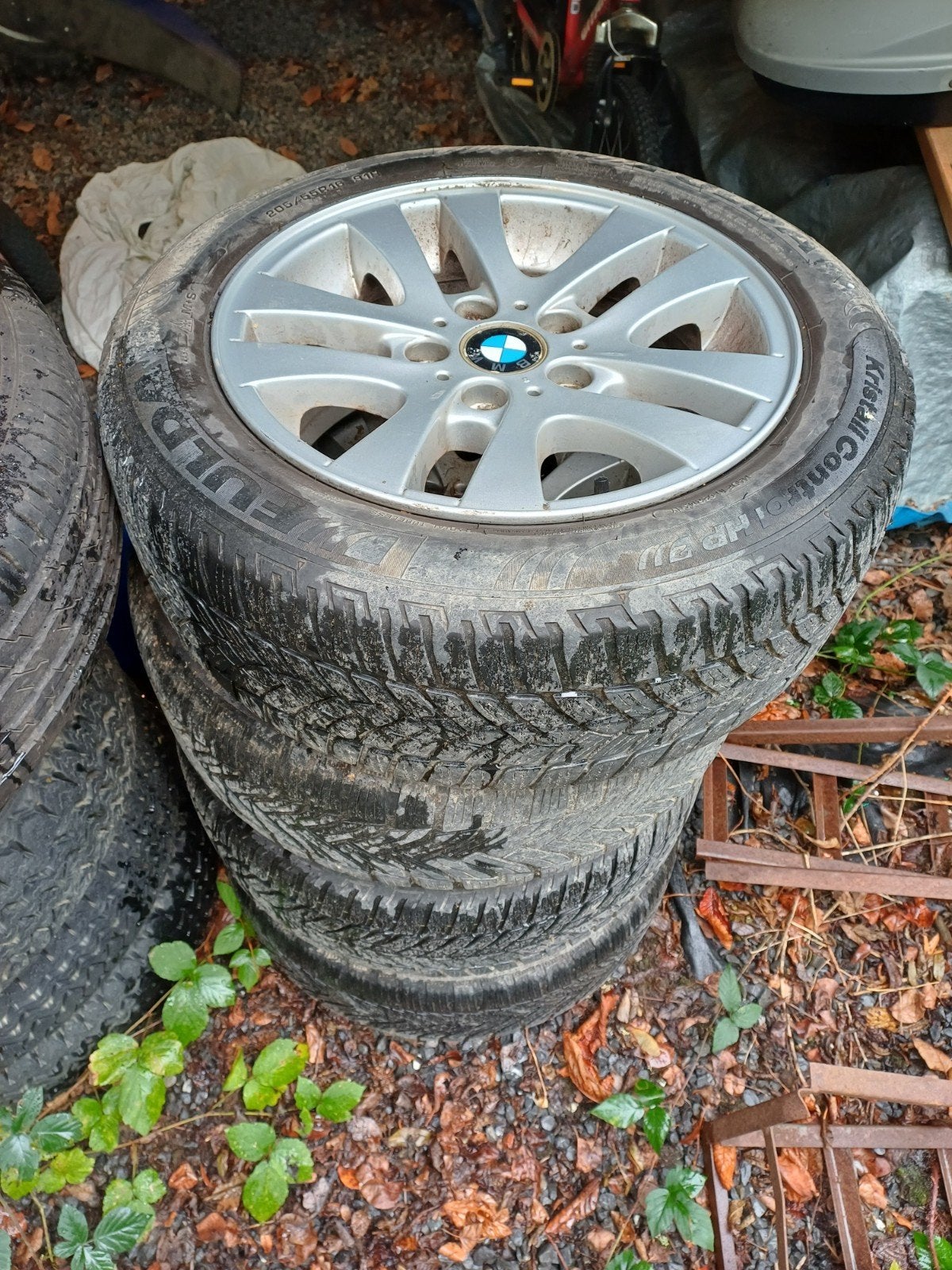 Jantes alliage  BMW origine 16pouces + pneus hiver, Enlèvement, Pneus hiver, Pneu(s)