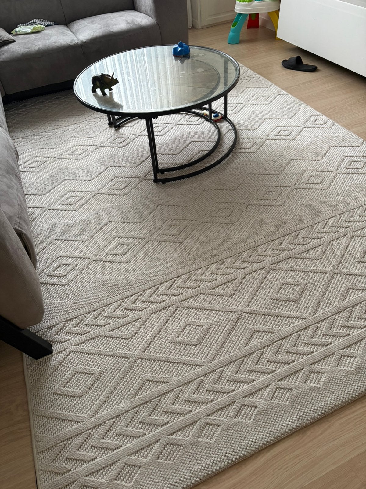 Tapis 2 pièces, Enlèvement, Comme neuf, Beige