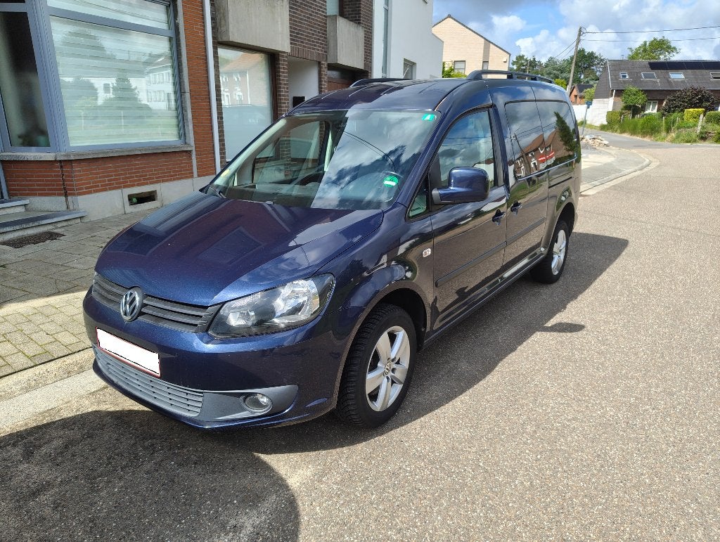 VW Caddy Maxi 2.0TDI 4Motion 7pl. 2013. Rookvrij., Auto's, Euro 5, 174 g/km, 4 cilinders, Parkeersensor