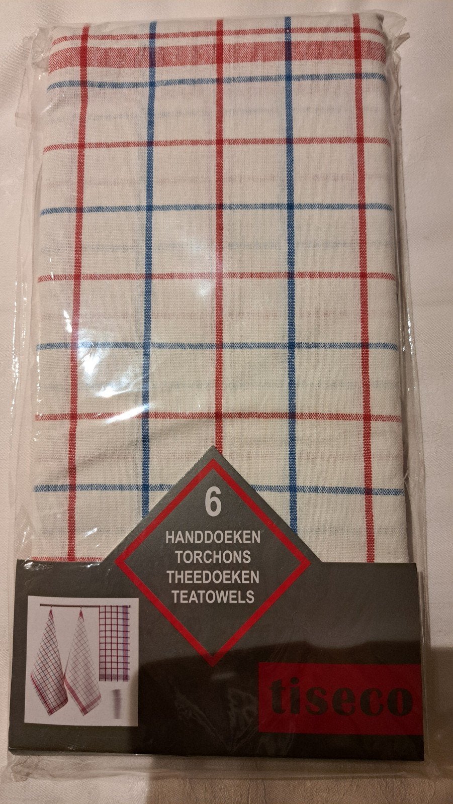 Tiseco kwaliteits keukenhanddoeken 100 % katoen, Huis en Inrichting, Ophalen of Verzenden, Katoen, Overige merken, Theedoek of Handdoek