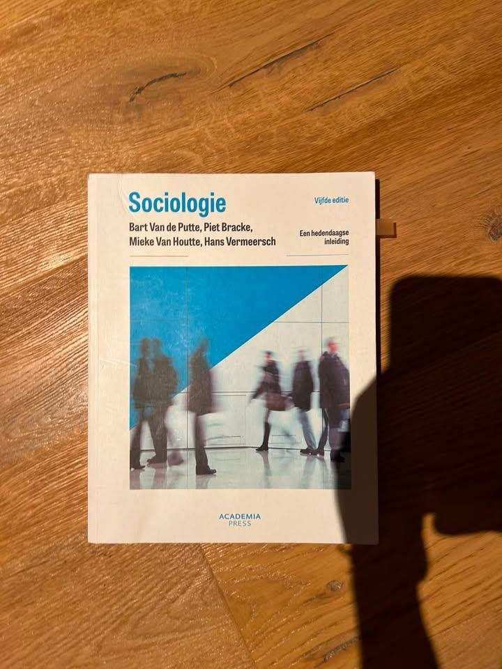 Sociologie - vijfde editie, Livres, Livres scolaires, Enlèvement ou Envoi, Piet Bracke; Bart Van de Putte; Mieke Van Houtte; Hans Vermee...