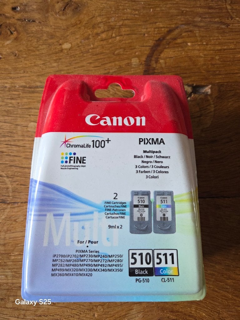 Nieuwe Canon 510 & 511 Inktcartridges., Ophalen, Nieuw, Cartridge, Canon