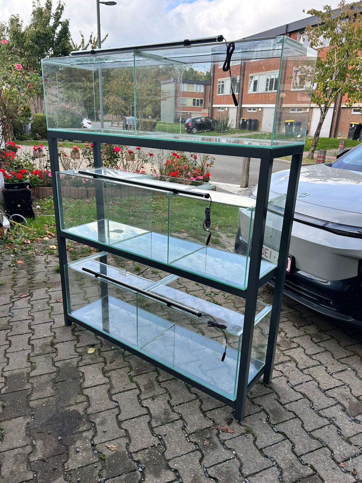 Rack d’aquarium, Dieren en Toebehoren, Ophalen, Gebruikt, Aquariummeubel