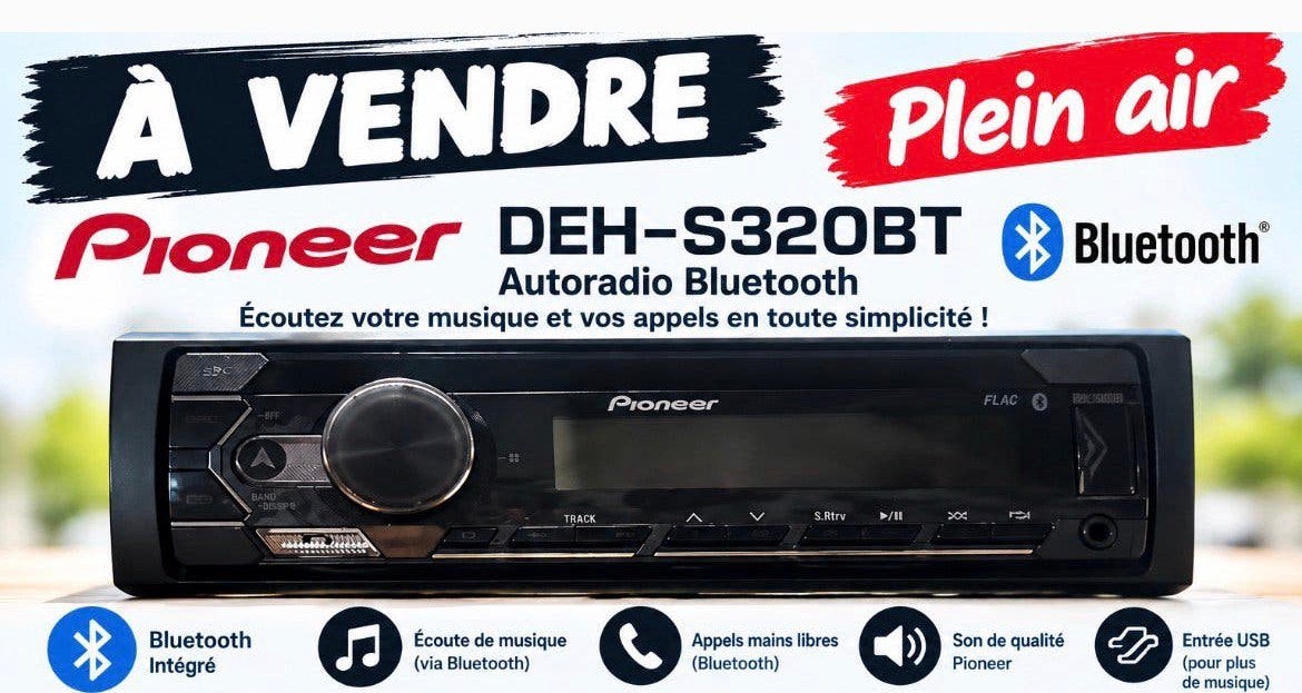 RADIO CD PIONEER, Enlèvement, Comme neuf, Radio, Avec lecteur de CD