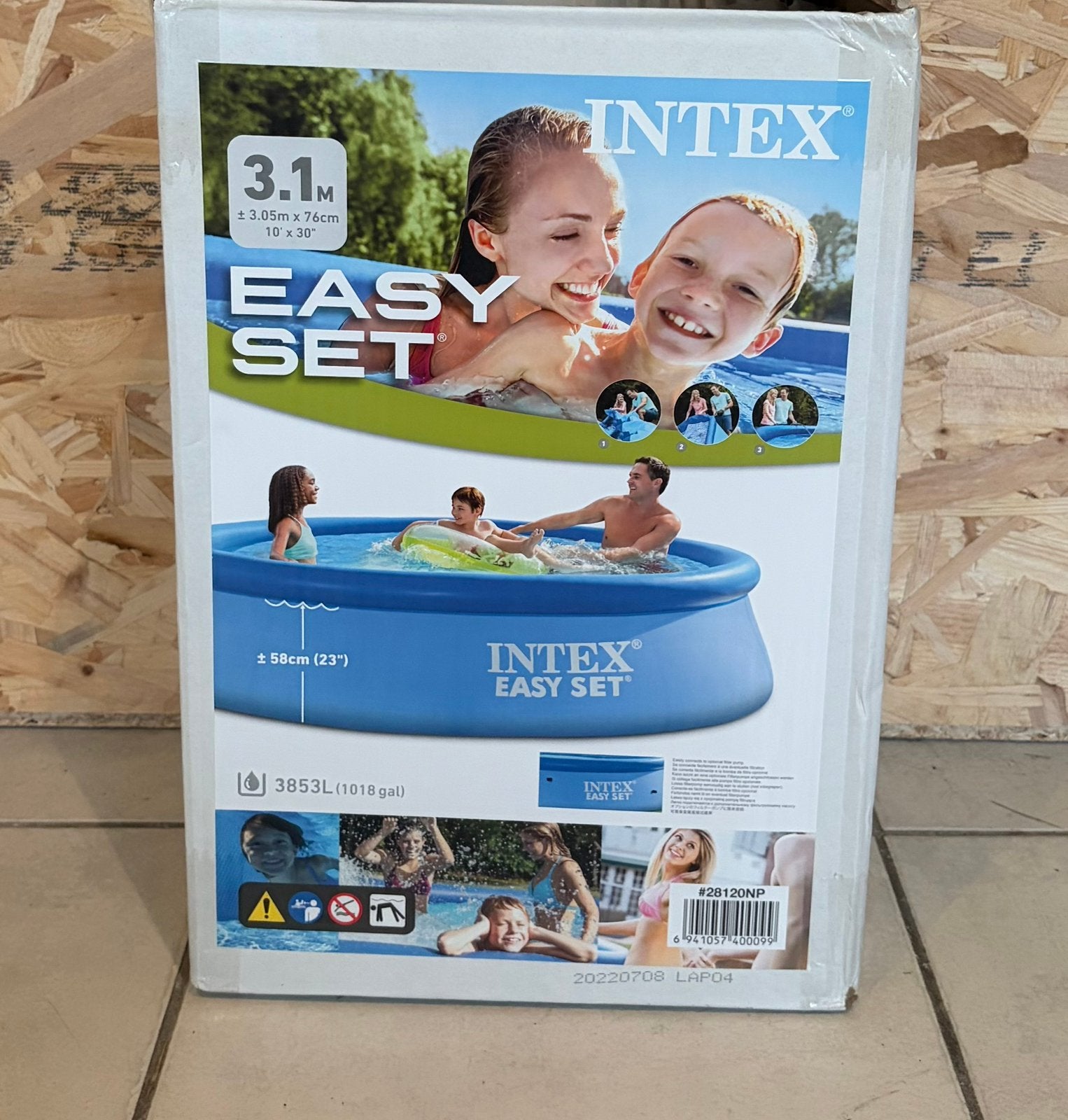Piscine Intex Easy Set 3,05 m x 76 cm, Tuin en Terras, Zwembaden, Ophalen, Nieuw, Opblaaszwembad