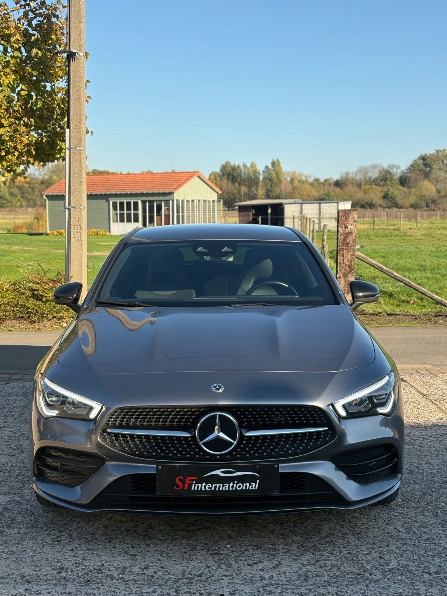 Mercedes Cla 250 E AMG LINE Navi Automaat Cam Sfeer, CLA, Gebruikt, Euro 6, 5 zetels