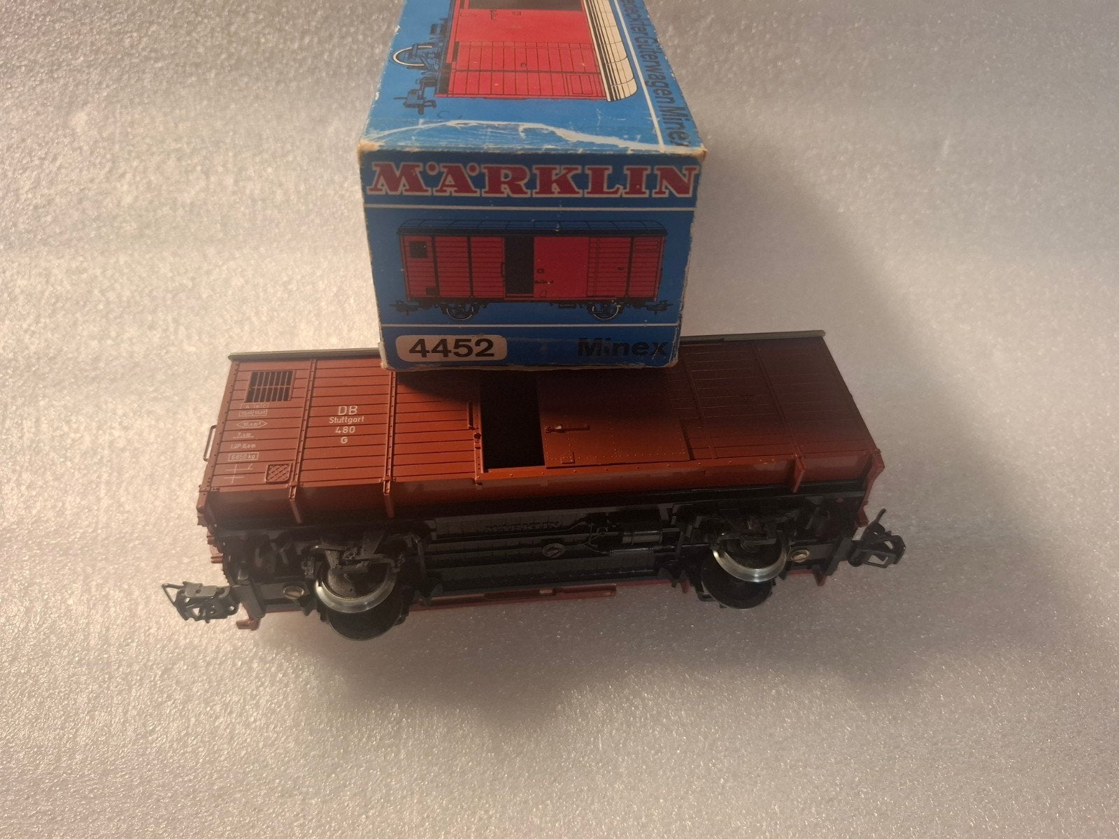 4 st marklin minex goederen wagons in ovp, Hobby en Vrije tijd, Modeltreinen | Overige schalen, Ophalen of Verzenden, Wagon