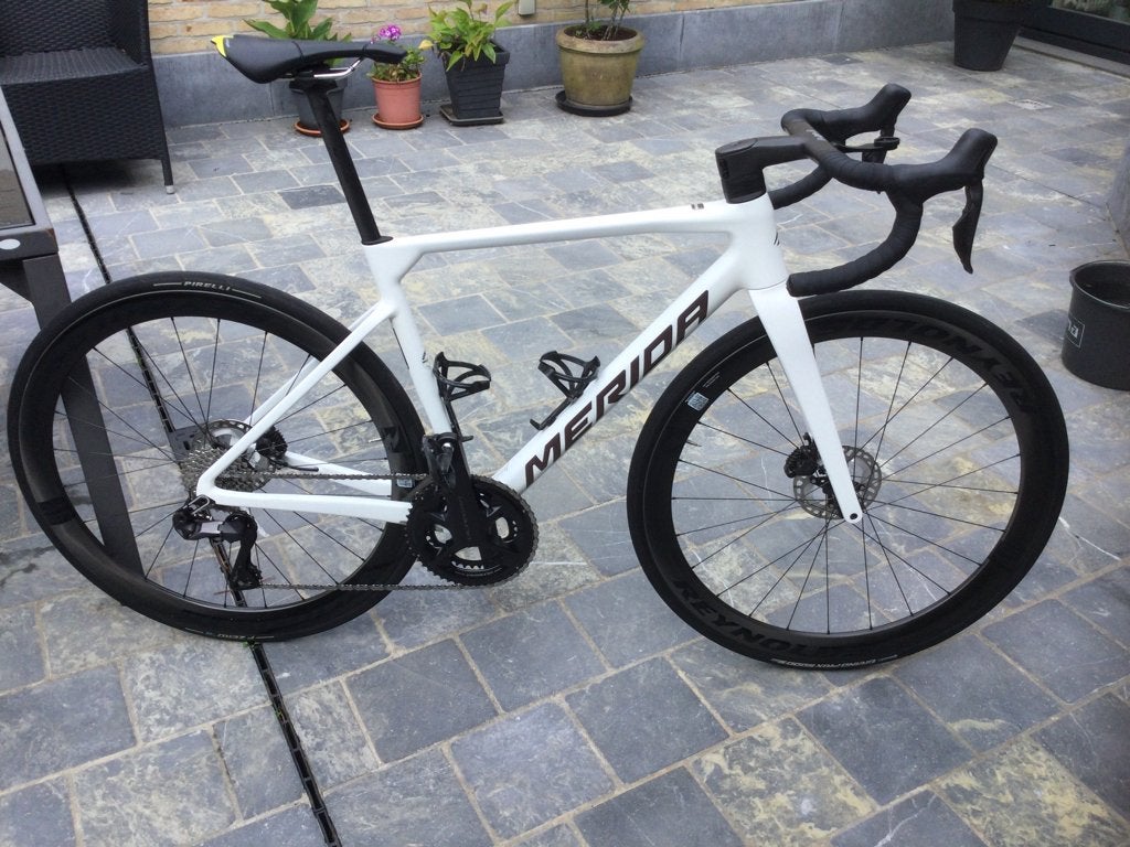 Racefiets Merida, Fietsen en Brommers, Ophalen, 28 inch, Carbon, Zo goed als nieuw