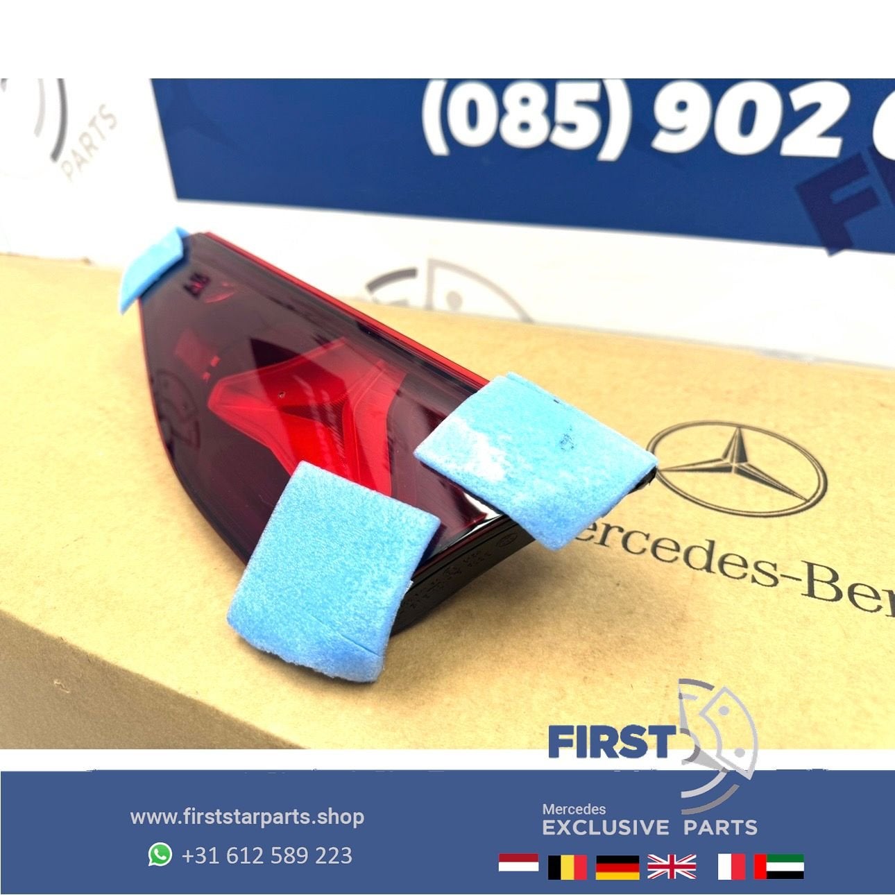 W214 ACHTERLICHT RECHTS E KLASSE LED ORIGINEEL Mercedes A214, Auto-onderdelen, Gebruikt, -, Ophalen of Verzenden, -