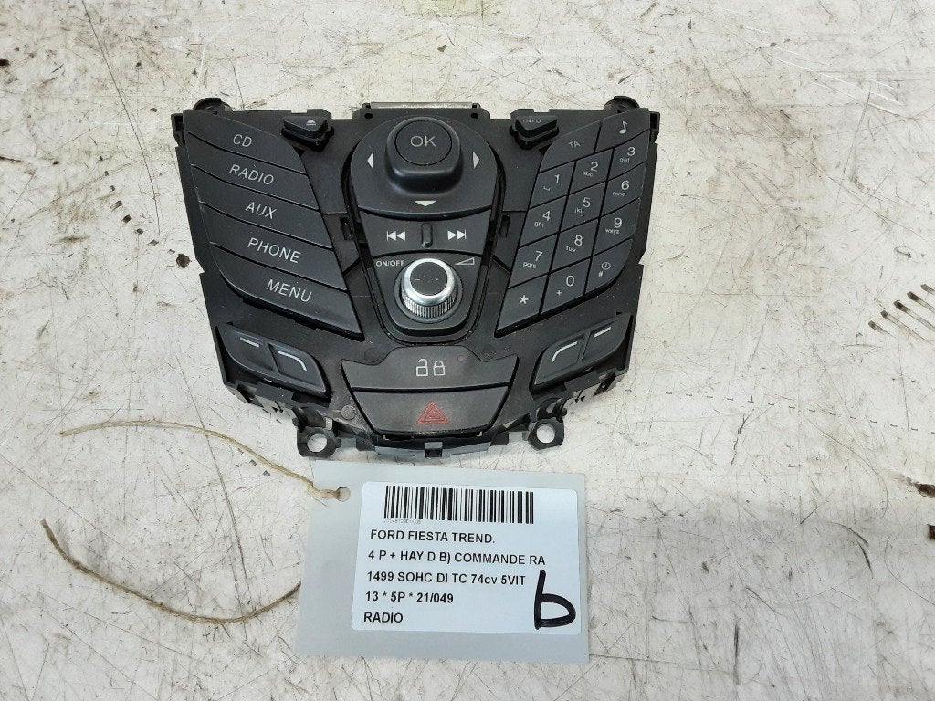 RADIO Ford Fiesta 6 (JA8) (01-2008/12-2017) (AV1T18K811DC), Gebruikt, Ford